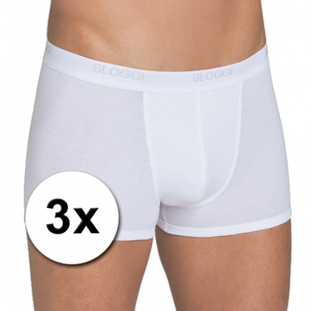 3x Sloggi For Men Basic Short white