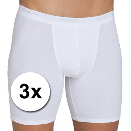 3x Sloggi For Men Basic Boxershort white