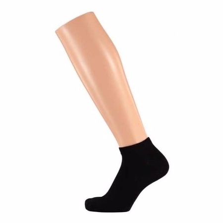 5x Black sneaker/ankle socks for women size EU 36-41
