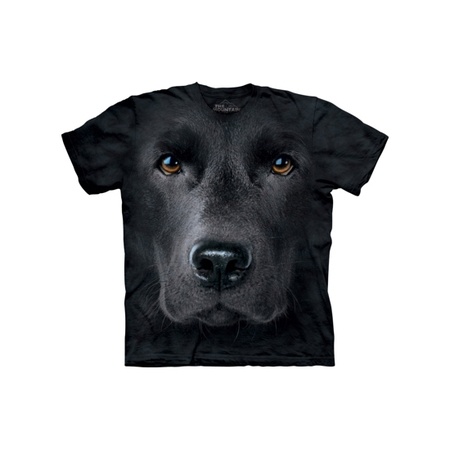 Kinder honden T-shirt zwarte Labrador