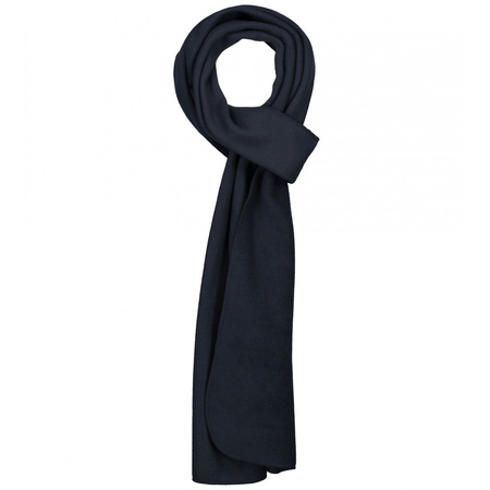 Lange navy blauwe fleece sjaal 