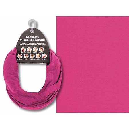 Multi functional scarf pink