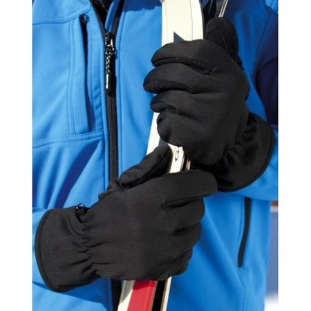 Softshell thermal gloves
