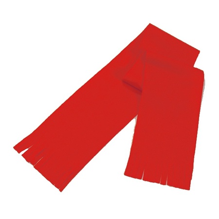 Voordelige kinder/peuter fleece sjaal  rood