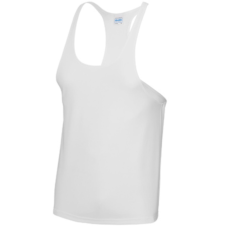 White sport/bodybuilders shirt/tanktop for men