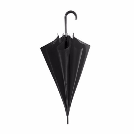 Zwarte automatische paraplu 107 cm